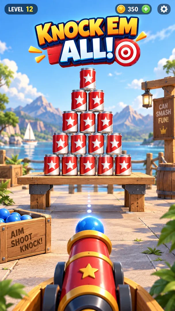 Canon Shooter Smash Master gameplay artwork